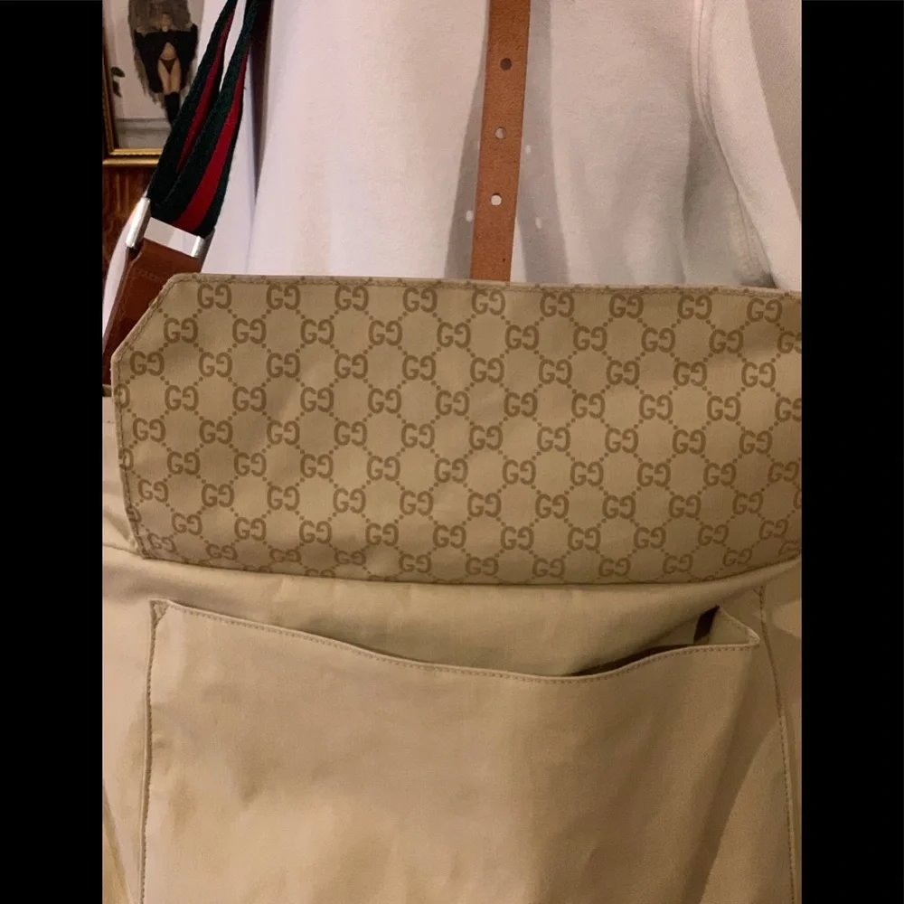 ❗️SOLD on ♏️❗️ GUCCI MESSENGER Unisex RARE Travel in Style💥♥️🔥 Beautiful - Picture 11 of 16